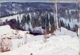 Chesnokov_n._grey_day._1993._oil_on_canvas._32%d1%8541_%d1%81m.