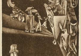 Img_0660kizilov_v._through_the_looking-glass__and_what_alice_found_there_1._1984._autolithography._20x28_cm.